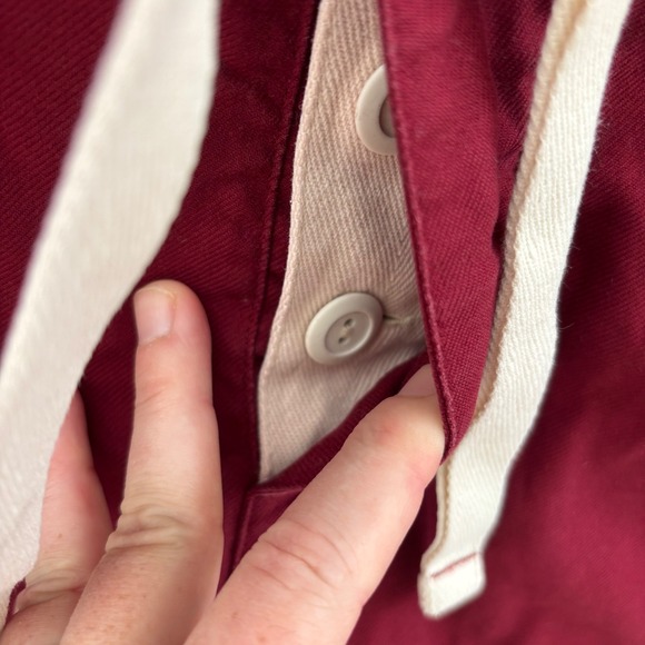 VTG Abercombie & Fitch Men's Moose Logo Red Drawstring Lounge Pants Sz S - Picture 4 of 8